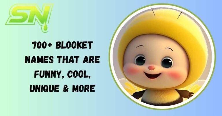 Blooket Names