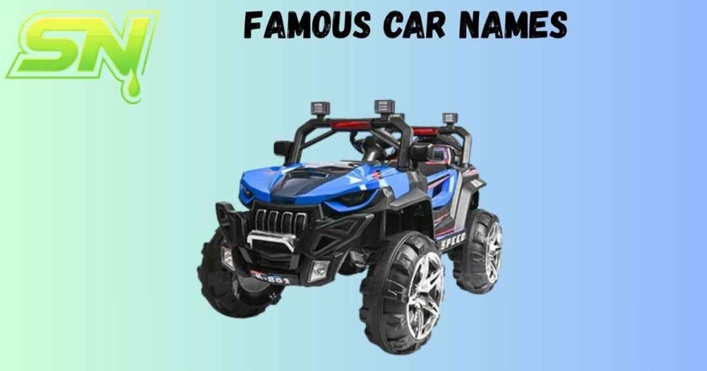 Famous Car Names