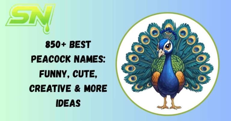 Peacock Names