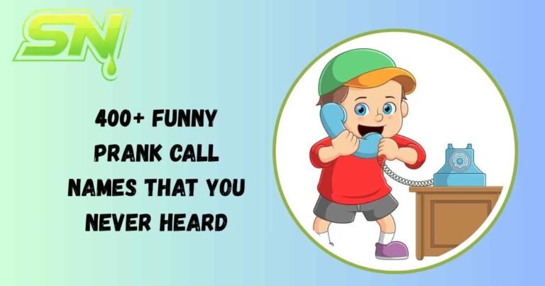 Prank Call Names