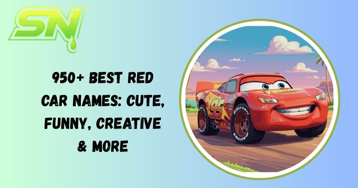 Red Car Names