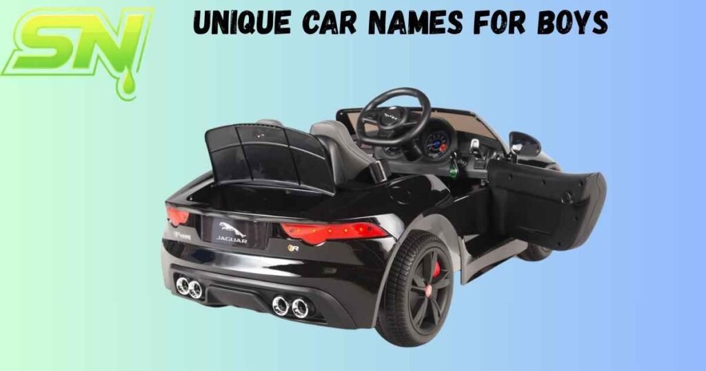 Unique Car Names For Boys