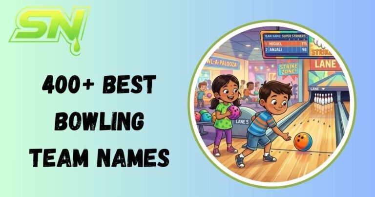 Bowling Team Names