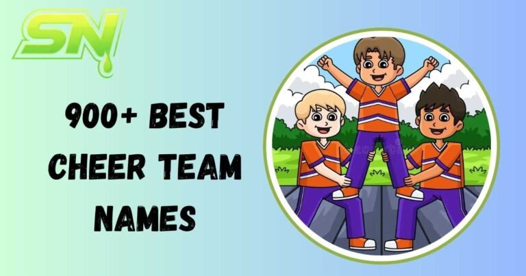 Cheer Team Names