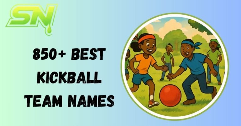 Kickball Team Names