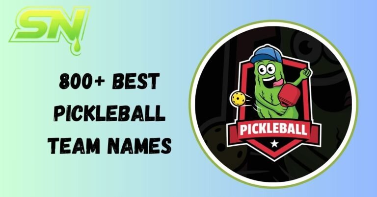 Pickleball Team Names